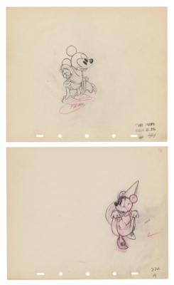 Lot #402 Mickey and Minnie Mouse production drawings from Brave Little Tailor - Image 1