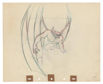 Lot #405 Chernabog production drawing from Fantasia - Image 1