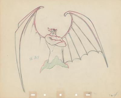 Lot #406 Chernabog production drawing from Fantasia - Image 1