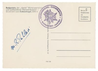 Lot #265 Mohammad Reza Pahlavi Signed Postcard
