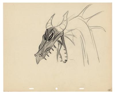 Lot #490 Maleficent production drawing from Sleeping Beauty