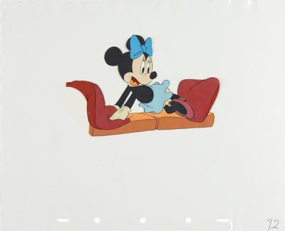 Lot #417 Minnie Mouse production cel from Mickey's Surprise Party - Image 1