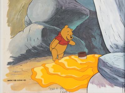 Lot #498 Winnie the Pooh production cel from The New Adventures of Winnie the Pooh - Image 1