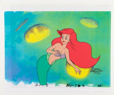 Lot #456 Ariel production cel from The Little Mermaid television show - Image 3