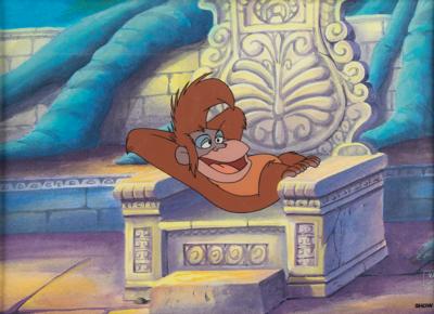 Lot #452 King Louie production cel from Jungle Cubs - Image 1