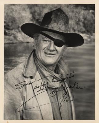 Lot #790 John Wayne Signed Photograph