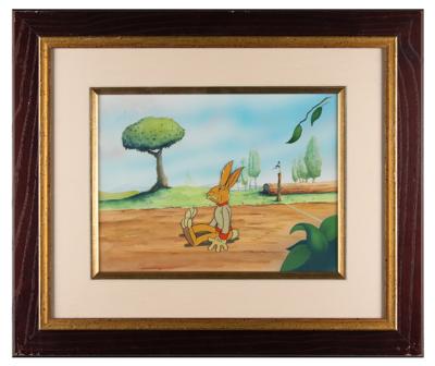 Lot #500 Max Hare production cel from The Tortoise and the Hare - Image 2