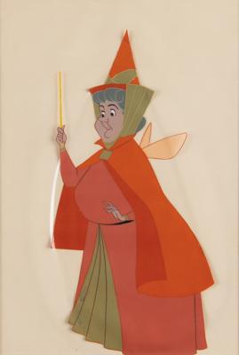 Lot #488 Flora production cel from Sleeping Beauty - Image 1