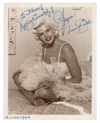 Lot #847 Jayne Mansfield Signed Photograph