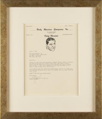 Lot #902 Rocky Marciano Typed Letter Signed - Image 2