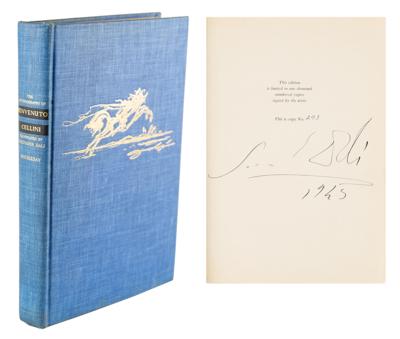 Lot #374 Salvador Dali Signed Book