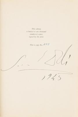 Lot #374 Salvador Dali Signed Book - Image 2