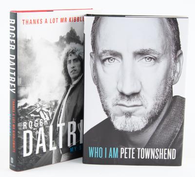Lot #763 The Who: Pete Townshend and Roger Daltrey (2) Signed Books