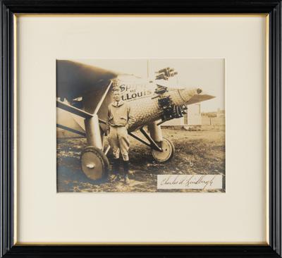 Lot #333 Charles Lindbergh Signed Photograph - Image 2
