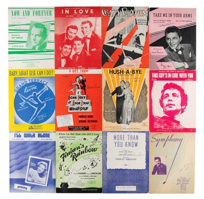 Lot #666 Theater Composers and Lyricists (12) Signed Sheet Music Booklets - Image 1