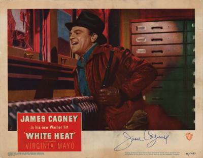 Lot #807 James Cagney Signed Lobby Card
