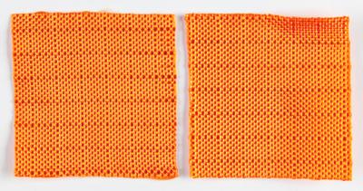 Lot #380 Christo and Jeanne-Claude (2) Original Nylon Squares from 'The Gates' Installation - Image 1