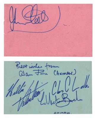 Lot #680 The Animals Signatures