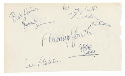 Lot #706 Flaming Youth Signatures with Phil Collins - Image 1