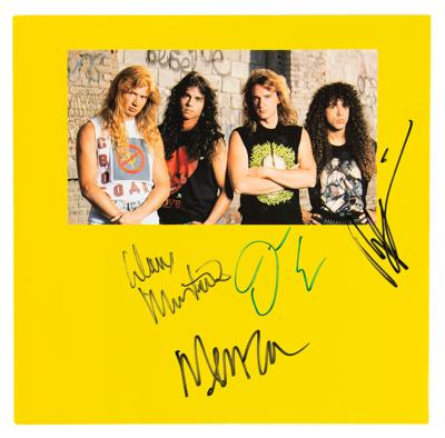 Lot #724 Megadeth Signed Album - Image 1