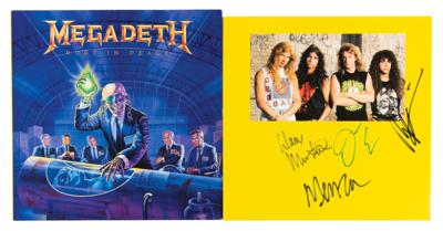 Lot #724 Megadeth Signed Album - Image 2
