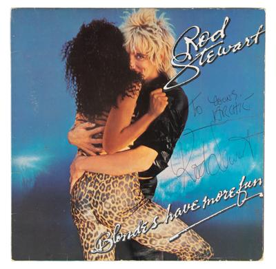 Lot #755 Rod Stewart Signed Album - Image 1