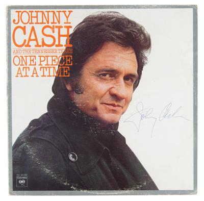 Lot #674 Johnny Cash Signed Album