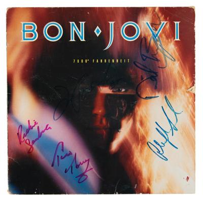 Lot #693 Bon Jovi Signed Album - Image 1