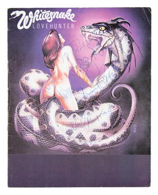 Lot #762 Whitesnake Signed 1979 Tour Program