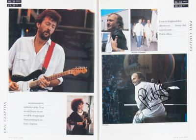 Lot #571 Live Aid Multi-Signed Book with Queen, David Bowie, Elton John, and more - Image 5