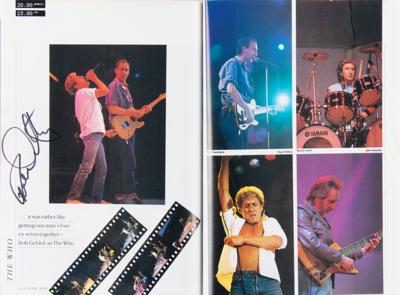 Lot #571 Live Aid Multi-Signed Book with Queen, David Bowie, Elton John, and more - Image 6