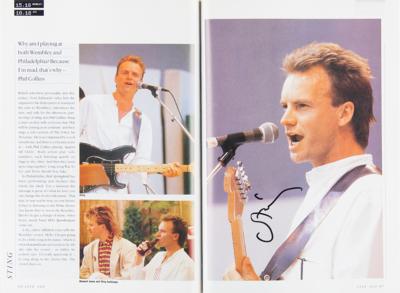 Lot #571 Live Aid Multi-Signed Book with Queen, David Bowie, Elton John, and more - Image 7