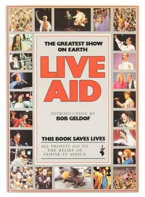 Lot #571 Live Aid Multi-Signed Book with Queen, David Bowie, Elton John, and more - Image 8
