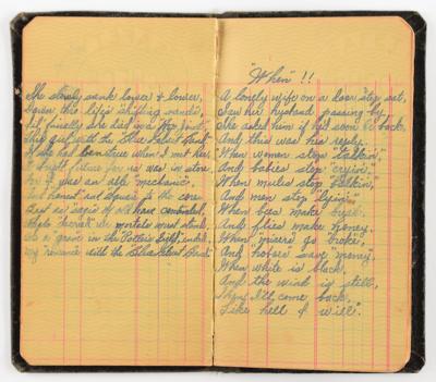 Lot #200 Bonnie Parker's Handwritten Poem Book - Image 10