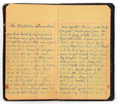 Lot #200 Bonnie Parker's Handwritten Poem Book - Image 4