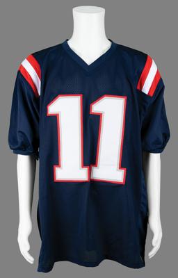 Lot #925 Julian Edelman Signed Football Jersey - Image 3