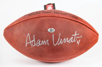 Lot #946 Adam Vinatieri Signed Football - Image 1