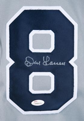 Lot #932 Don Larsen Signed Baseball Jersey - Image 2