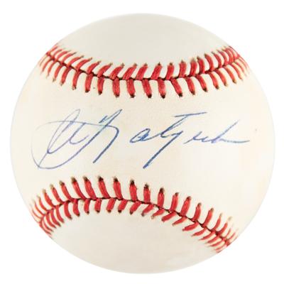 Lot #953 Carl Yastrzemski Signed Baseball - Image 1