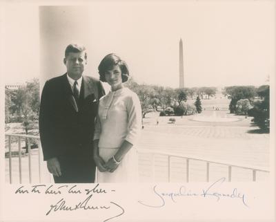 Lot #17 Jacqueline Kennedy Signed Photograph - Image 1