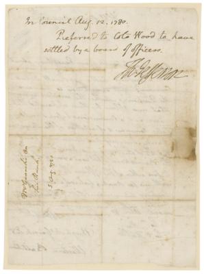 Lot #1 Thomas Jefferson Autograph Endorsement Signed - Image 2