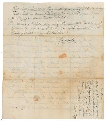 Lot #313 Napoleon Letter Signed - Image 2