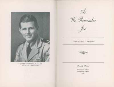 Lot #20 John F. Kennedy: As We Remember Joe Book - Image 2