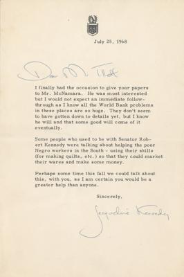 Lot #18 Jacqueline Kennedy Typed Letter Signed - Image 1