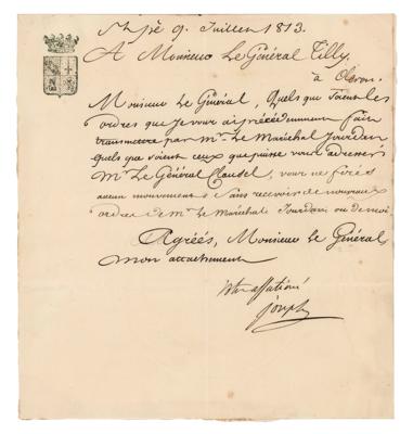Lot #219 Joseph Bonaparte Letter Signed - Image 1