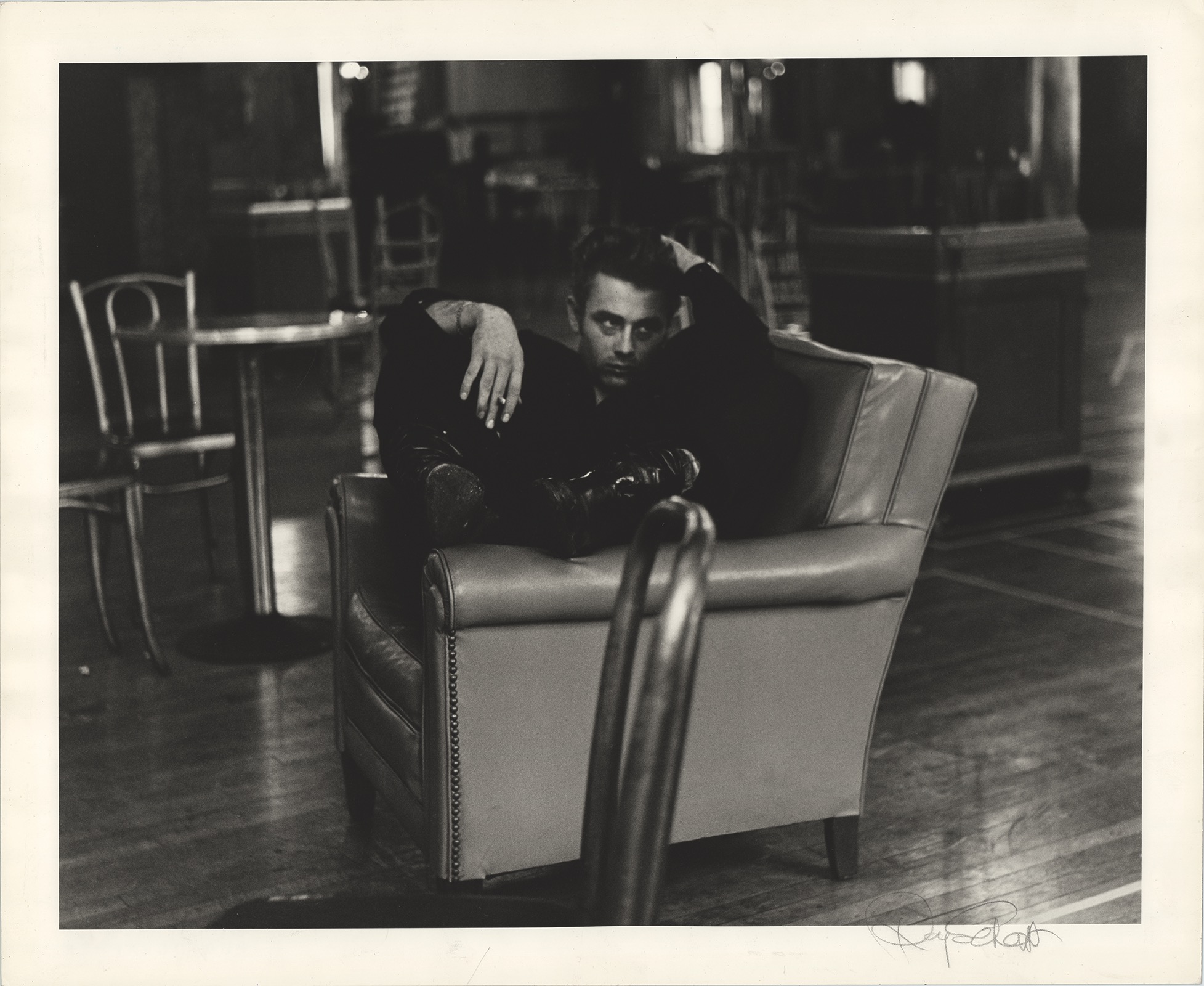 Lot #817 James Dean Original Photographic Print by Roy Schatt - Image 1