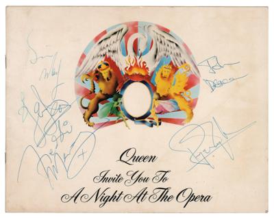 Lot #580 Queen Signed 1975 Tour Program - Image 1