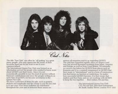 Lot #580 Queen Signed 1975 Tour Program - Image 3