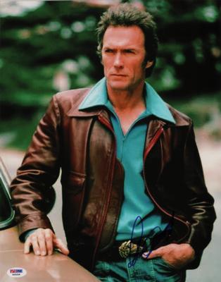 Lot #825 Clint Eastwood Signed Oversized Photograph - Image 1