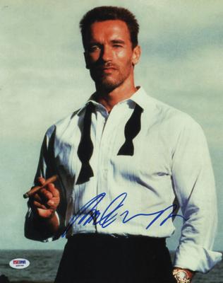 Lot #878 Arnold Schwarzenegger Signed Oversized Photograph - Image 1